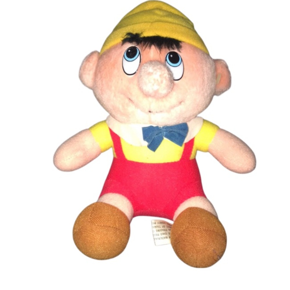 Vintage Pinocchio Stuffed Animal Plushie